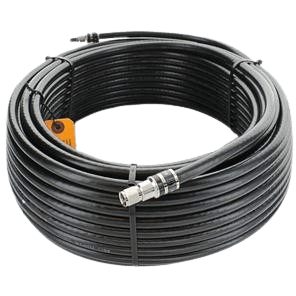 100 ft. Black RG11 Low Loss Coax (F Male to F Male) Image