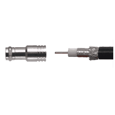 F-Male Compression Connectors (10 bagged) Image