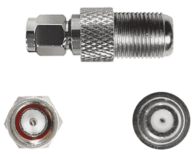 Connector SMA Male to F Female Connector Image