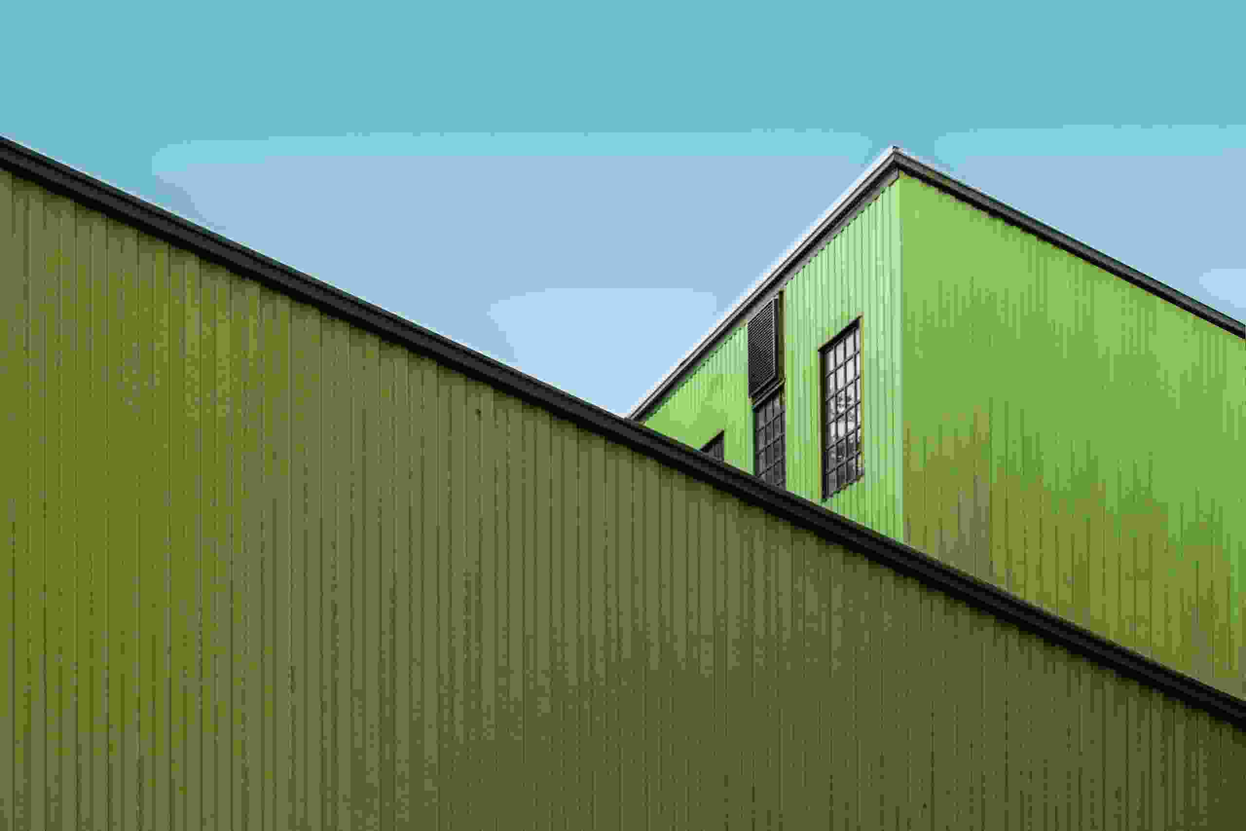 Green metal building. How to boost cell signal in a metal building