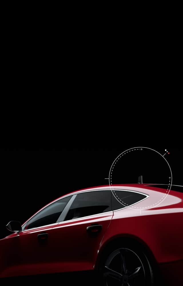 Woman in car